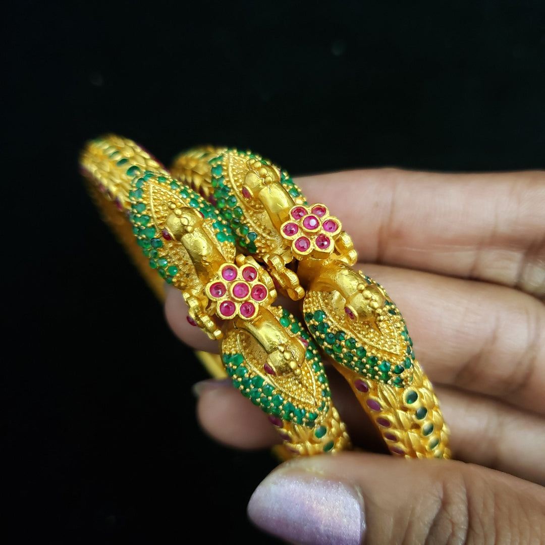 Peacock Bangles Set