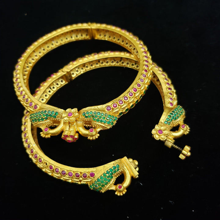 Peacock Bangles Set
