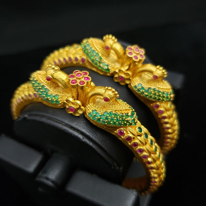 Peacock Bangles Set