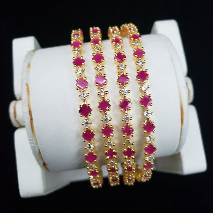 pink 4 Bangle set