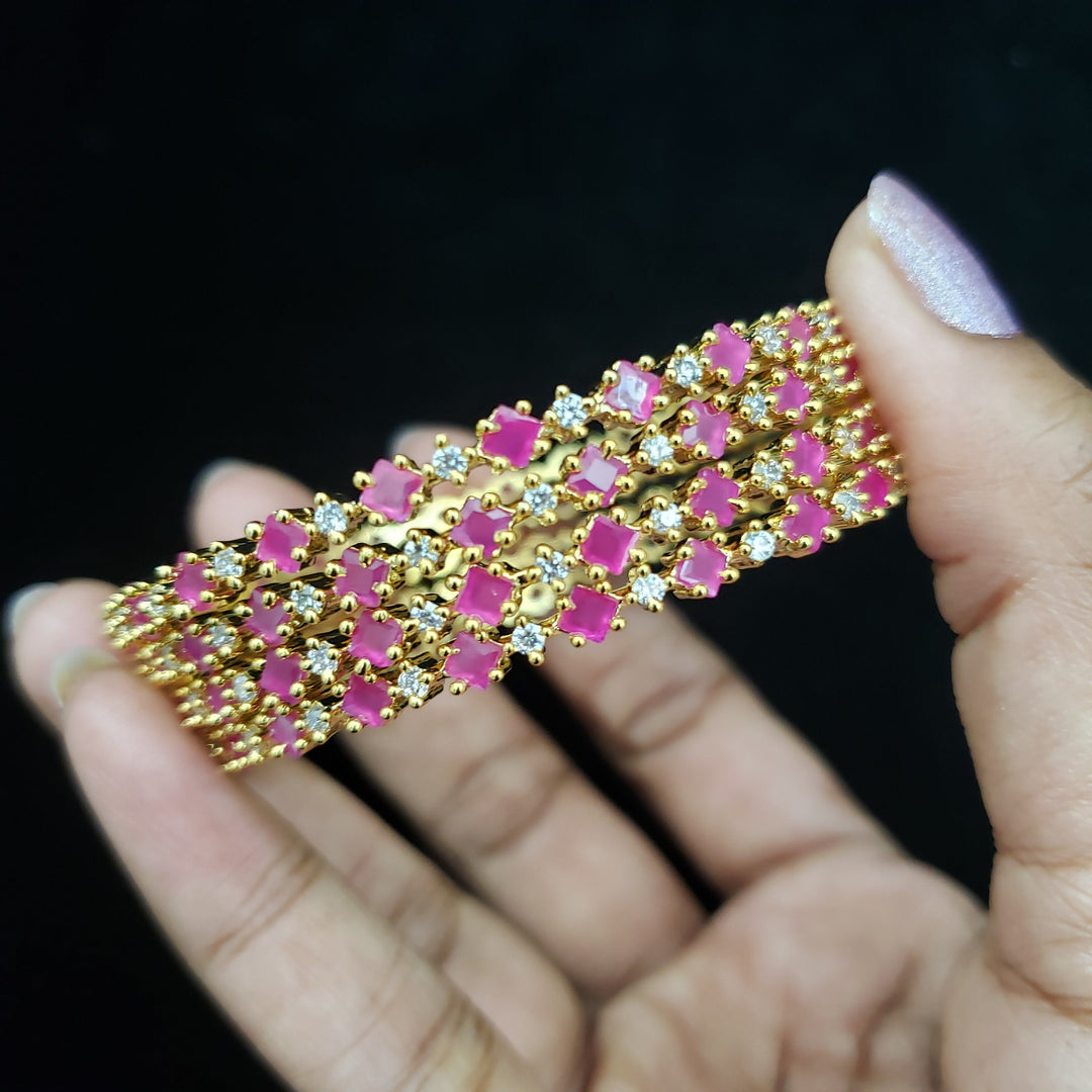 pink 4 Bangle set