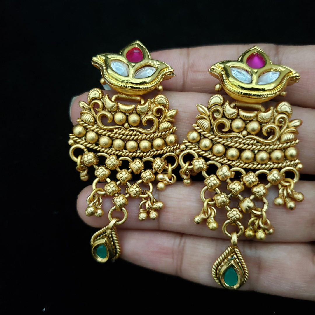 Pachi Kundan Necklace