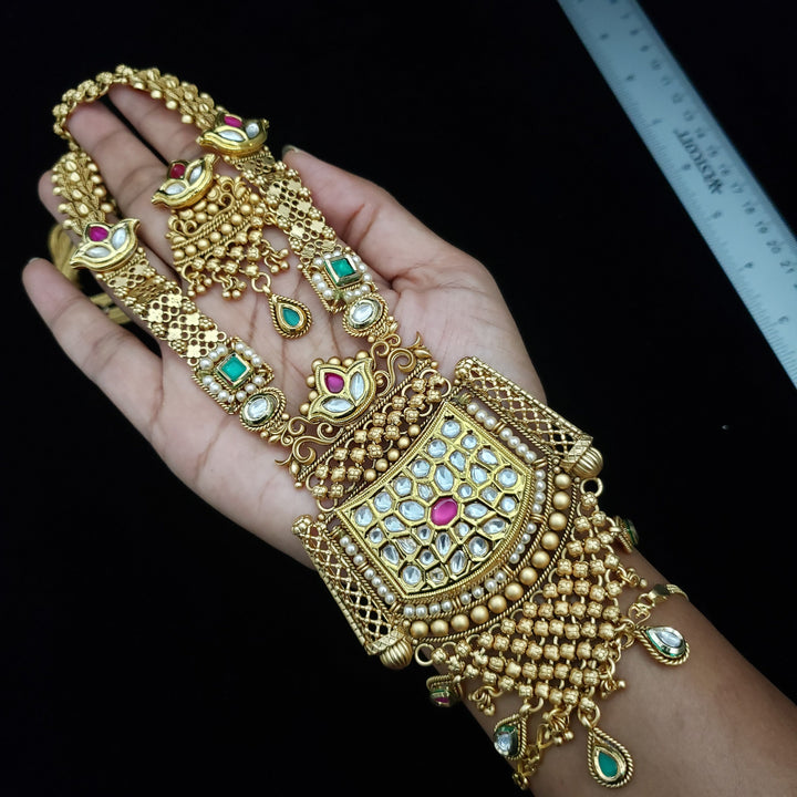 Pachi Kundan Necklace