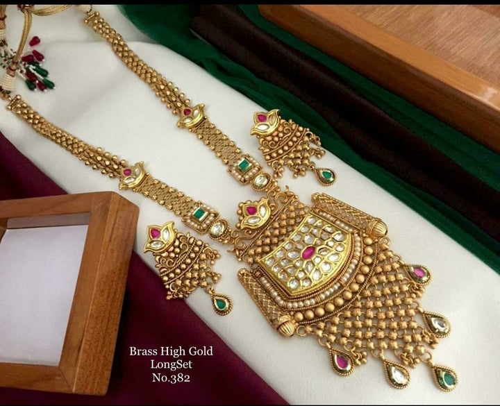 Pachi Kundan Necklace