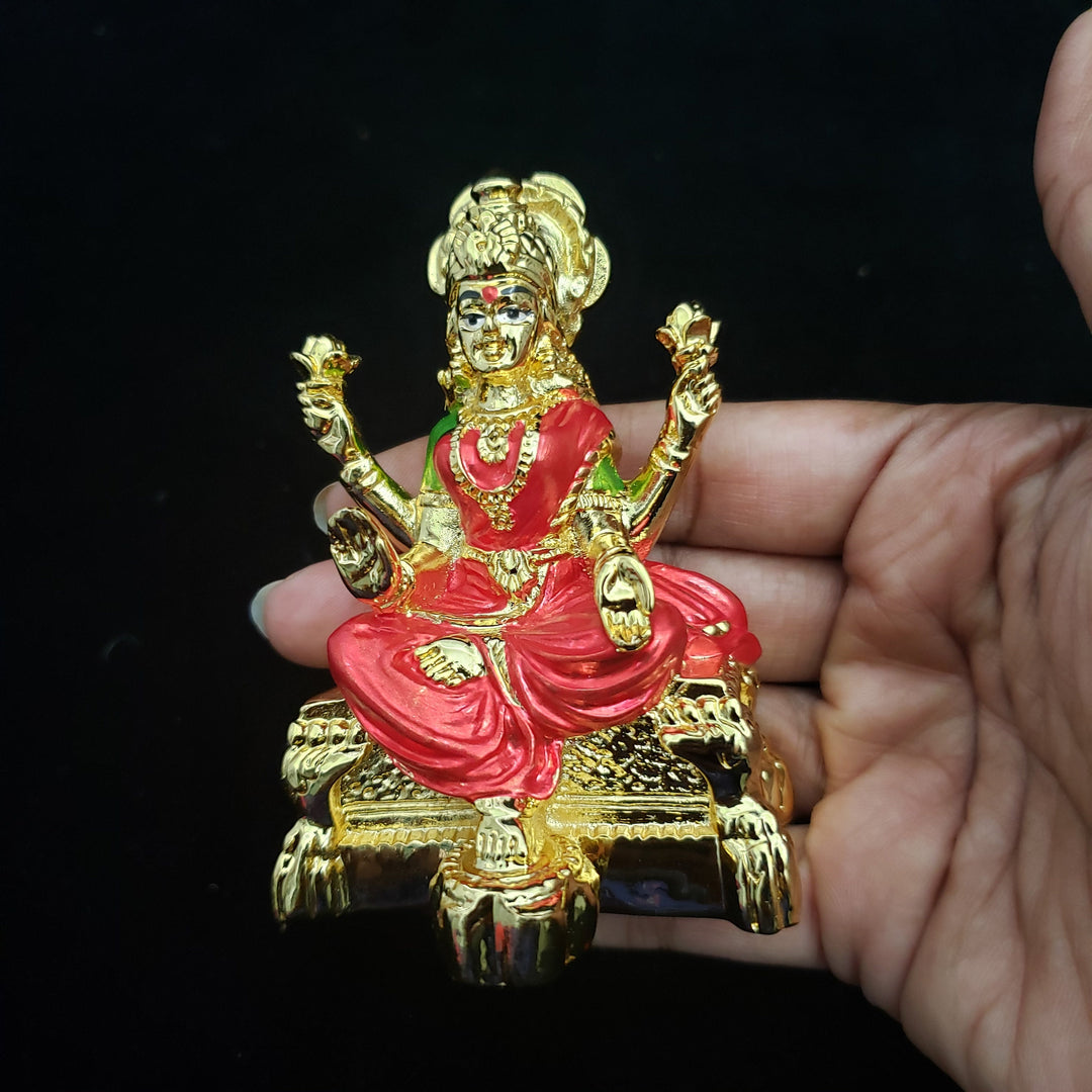Brass Lakshmi idol