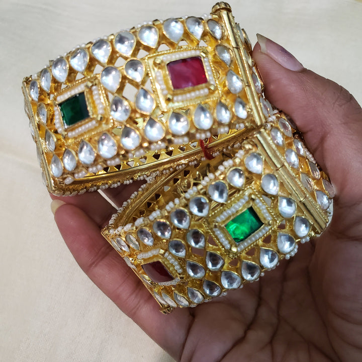 designer Kundan Bangles