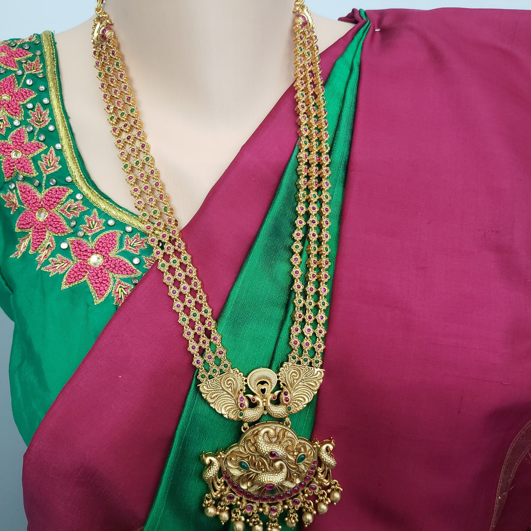 temple  Emerald necklace