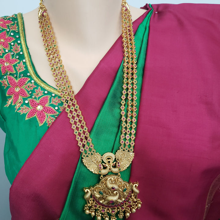 temple  Emerald necklace