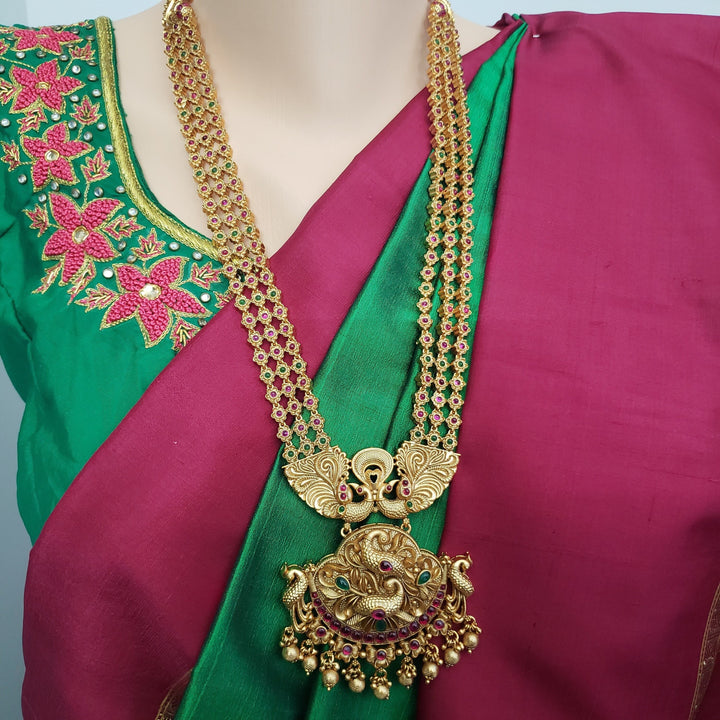 temple  Emerald necklace