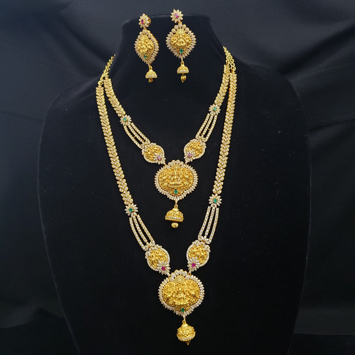 Lakshmi devi CZ necklace