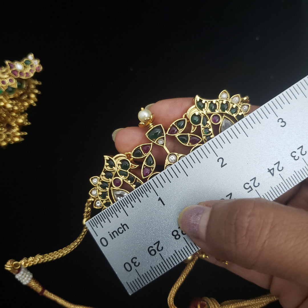 Green Kundan Choker set