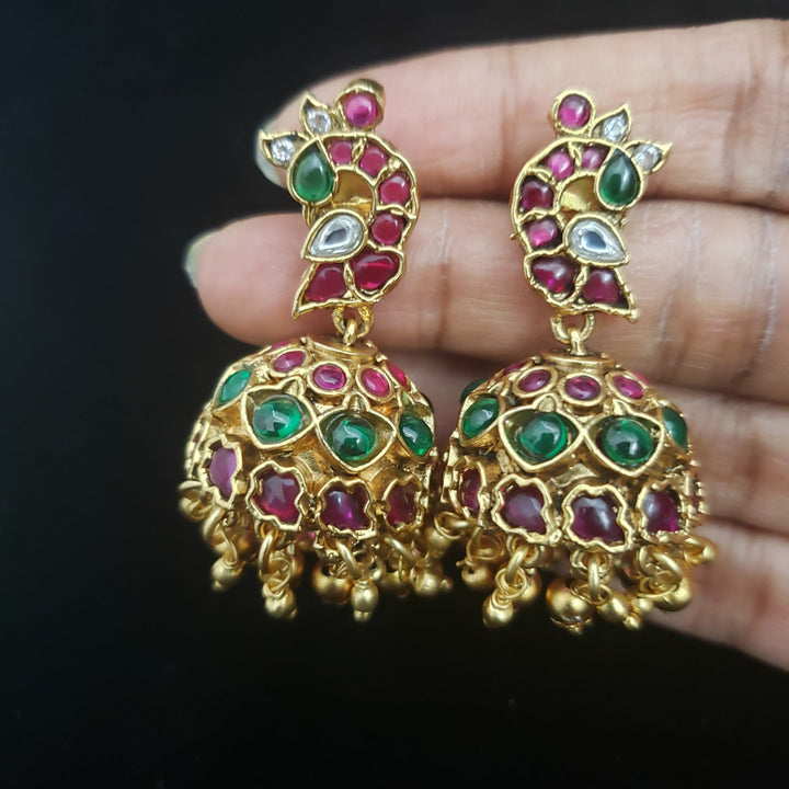 Green Kundan Choker set