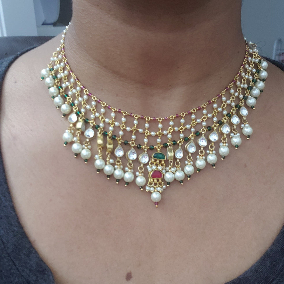 Handmade Net beads nkls