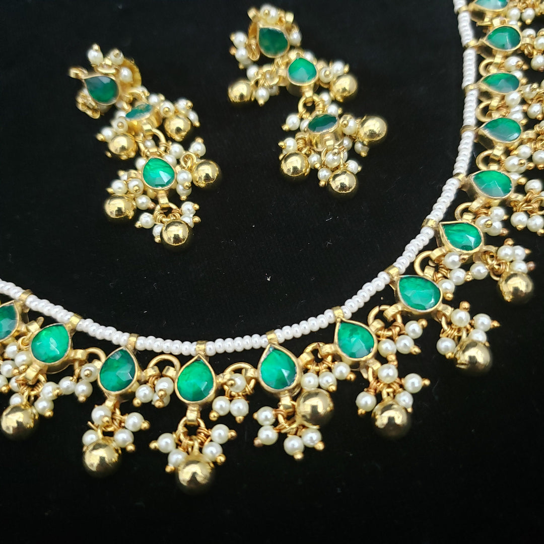 Green Kundan Necklace