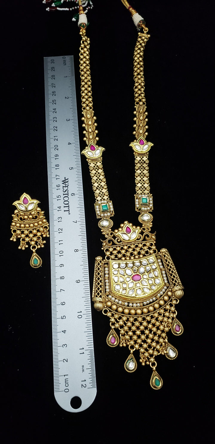 Pachi Kundan Necklace