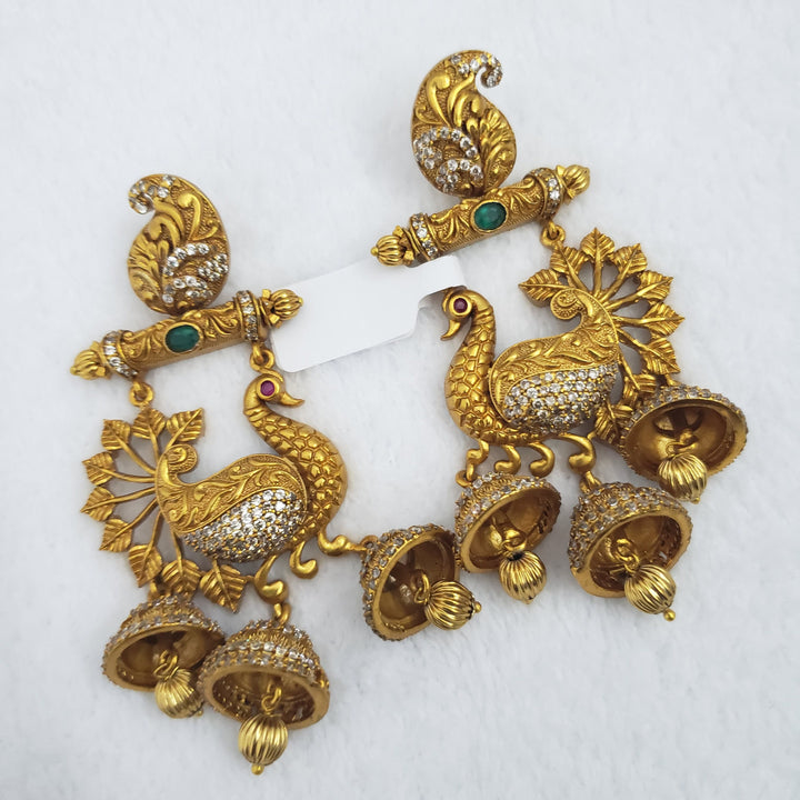 Peacock pattern Chandbali