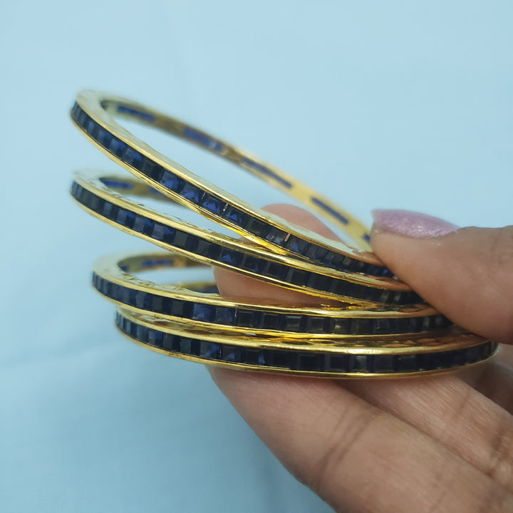 Sapphire Bangles Set