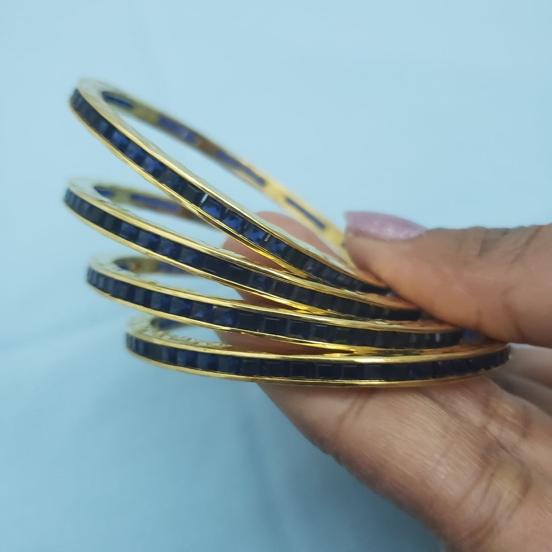 Sapphire Bangles Set