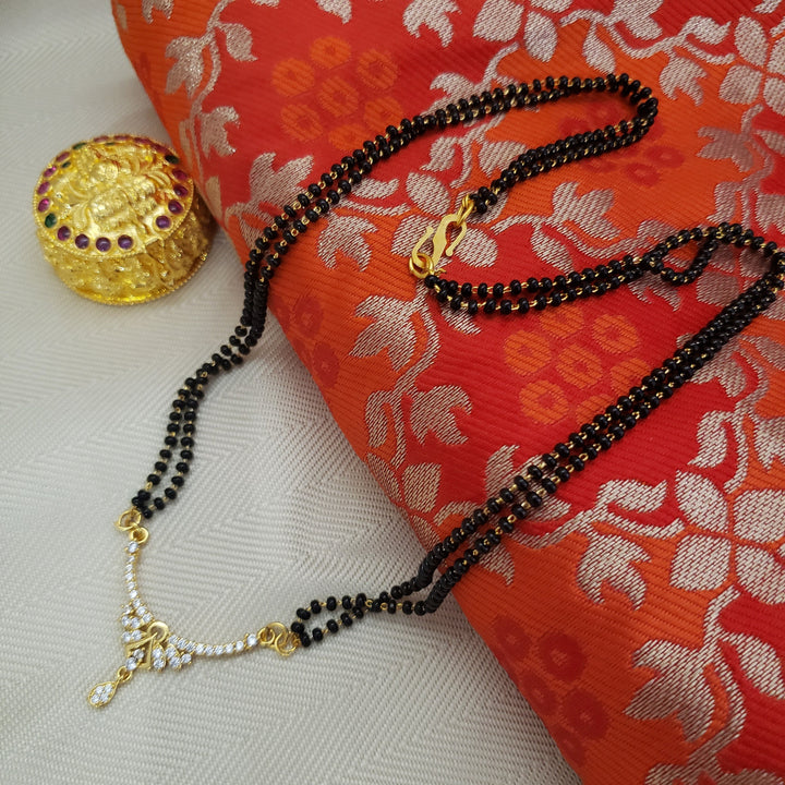 CZ Black Beads necklace