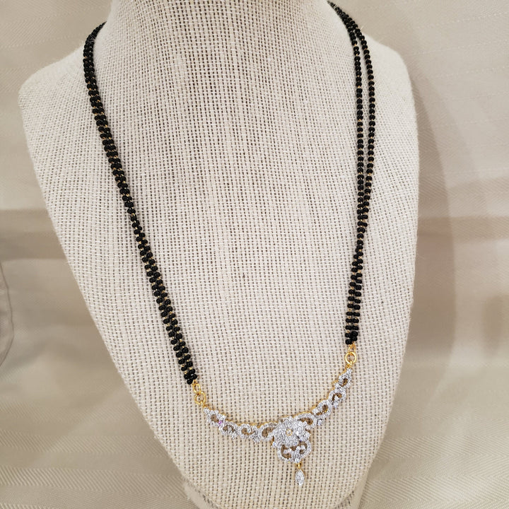 Diamond rep black beads