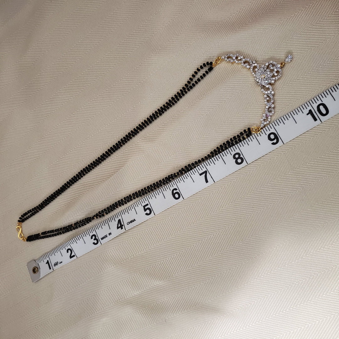 Diamond rep black beads