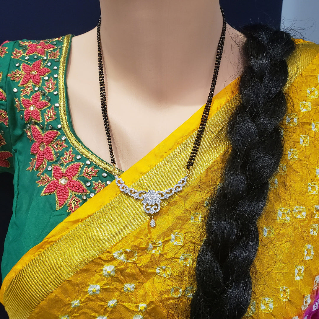 Diamond rep black beads