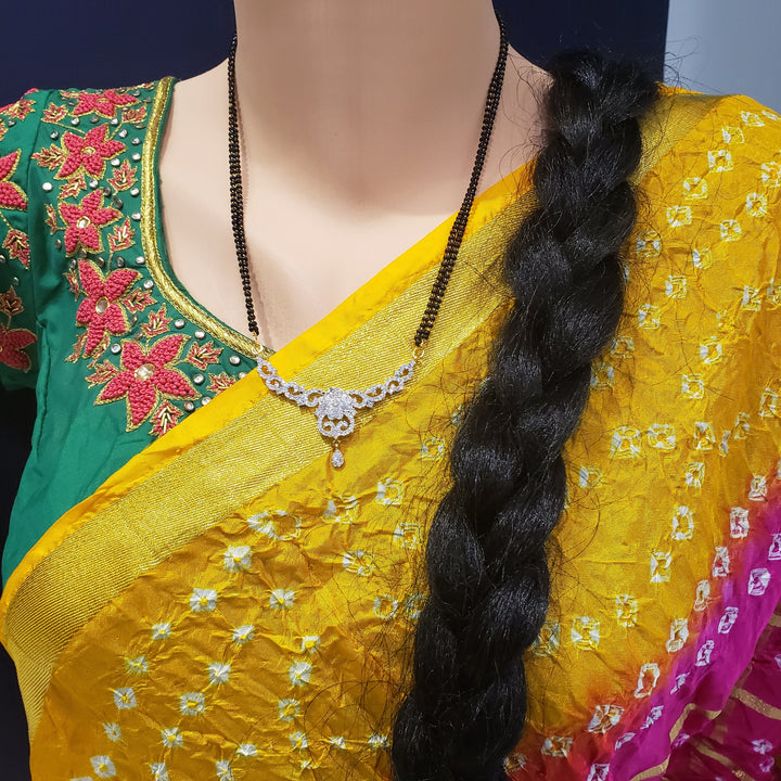 Diamond rep black beads