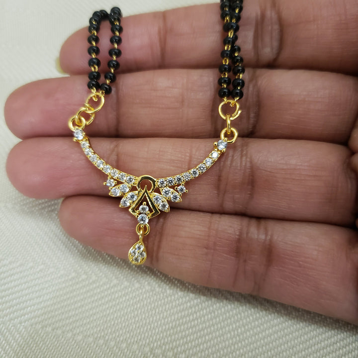CZ Black Beads necklace