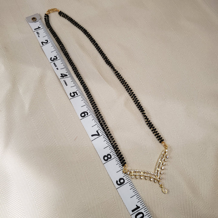 Short black beads
