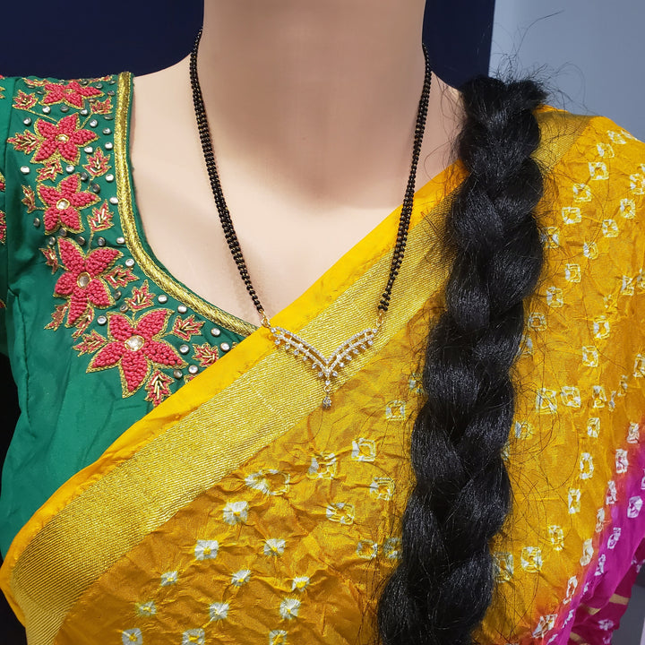 Short black beads