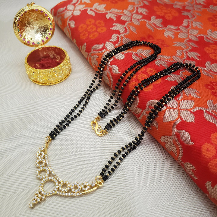 CZ Short Black Beads