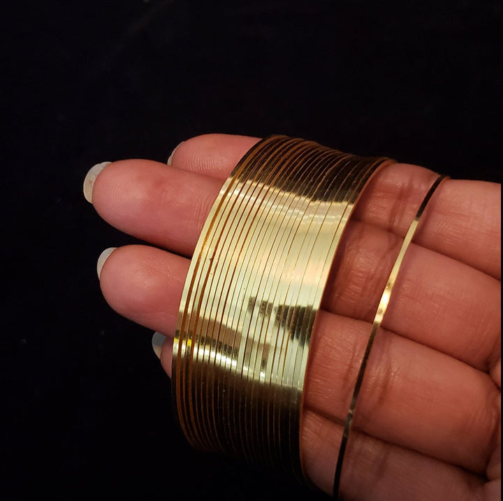 Plain 24 Bangles Set