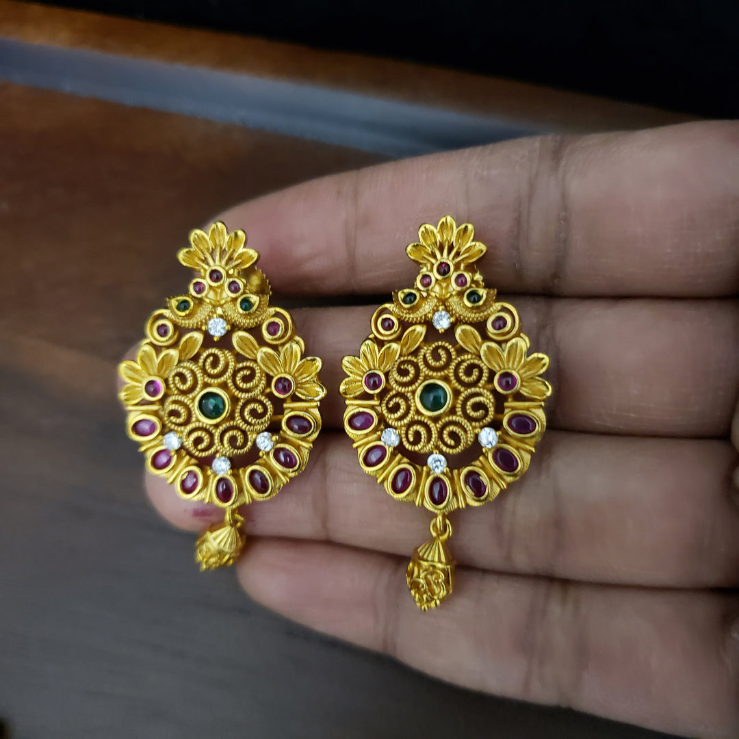 CZ Pendant with earrings