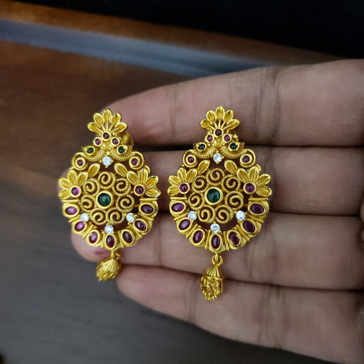 CZ Pendant with earrings