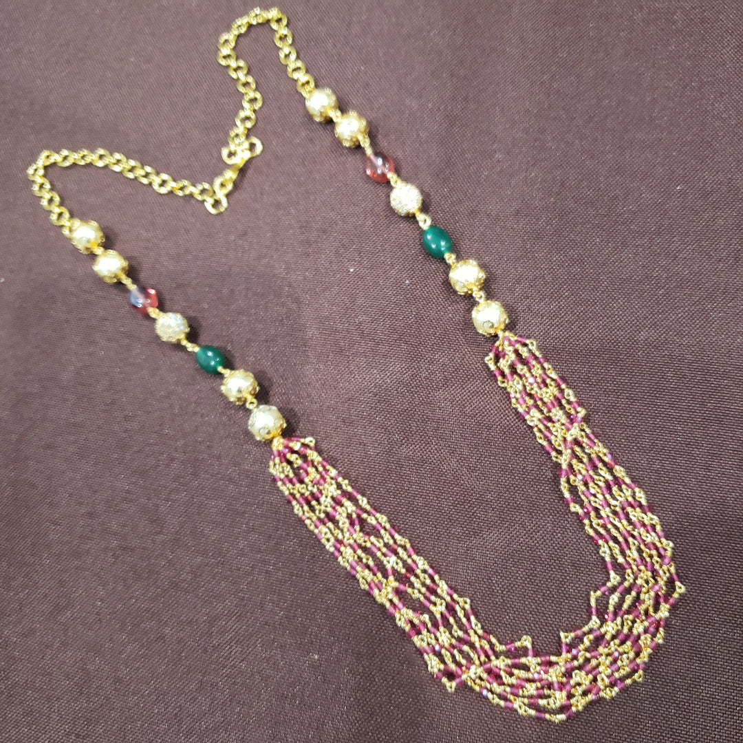 Faceted Ruby beads