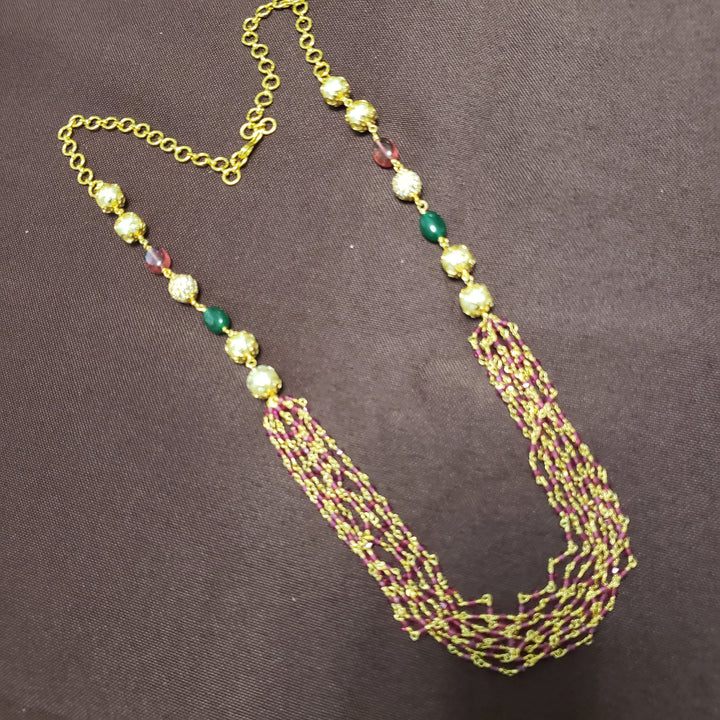 Faceted Ruby beads