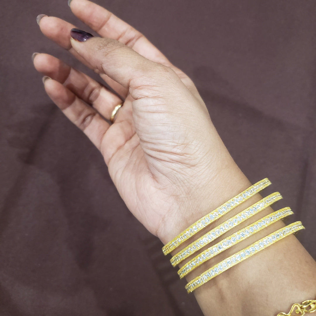 CZ 4 Bangle set