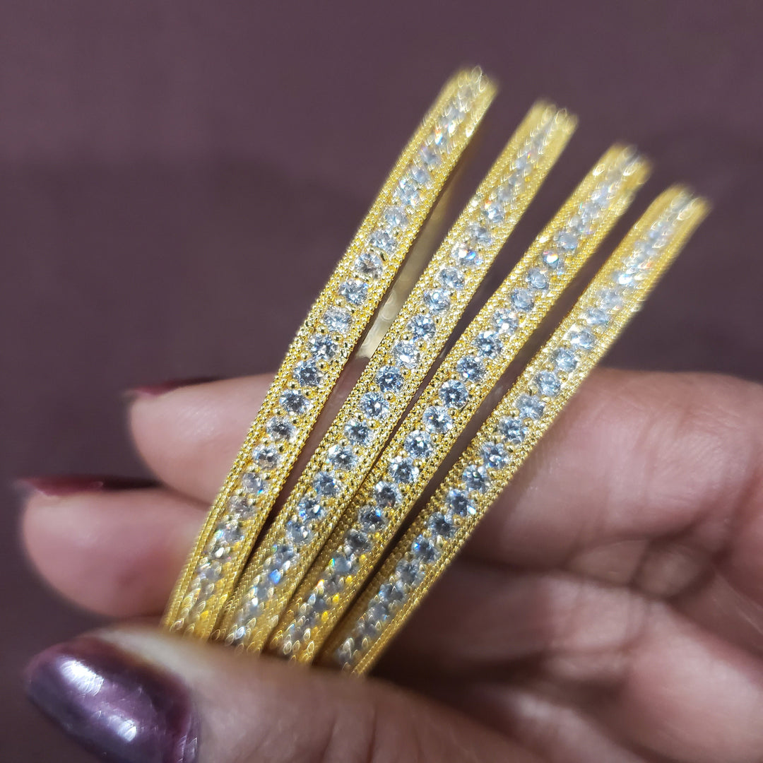 CZ 4 Bangle set