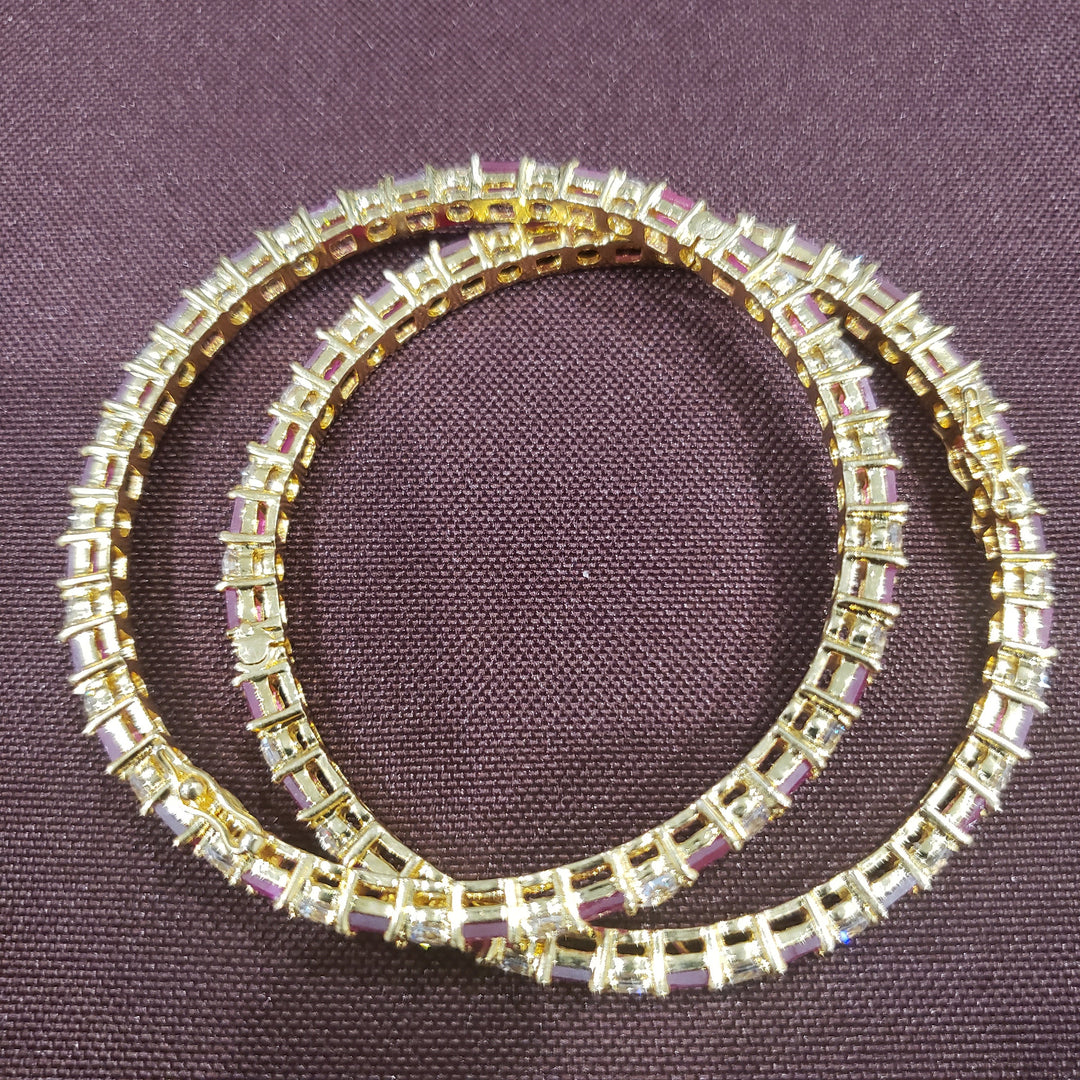 Ruby Indian Bangles