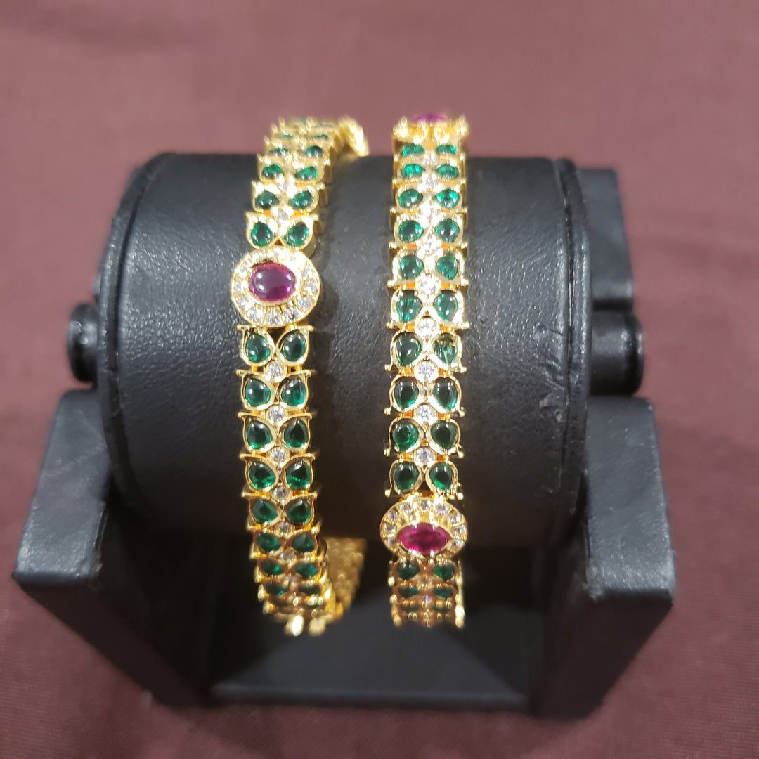 green pota Bangles Set