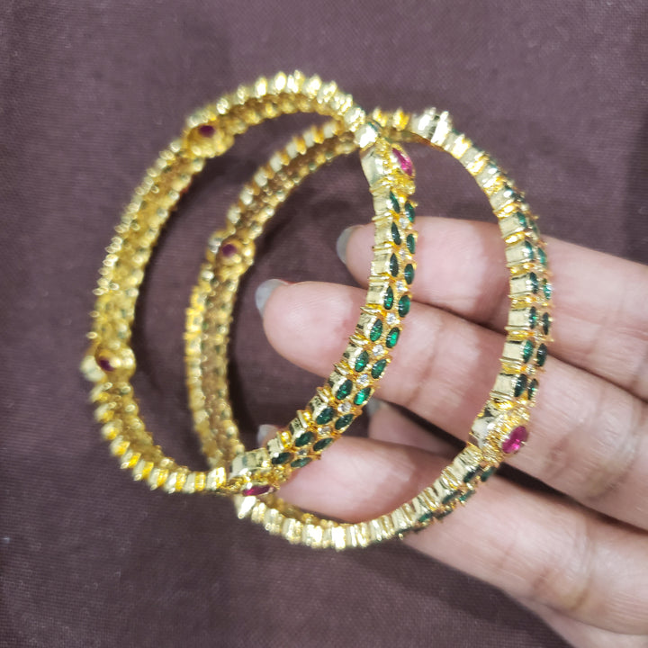 green pota Bangles Set