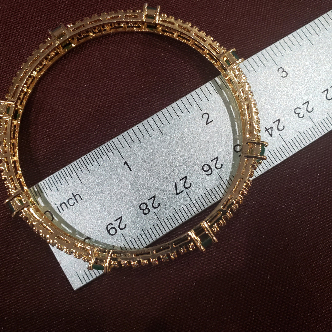 2 green Bangles Set