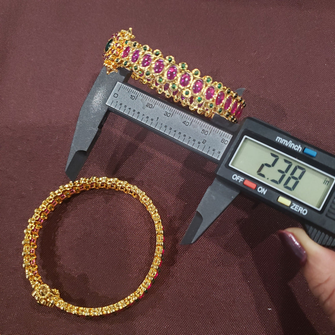 Ruby, Emerald Bangles