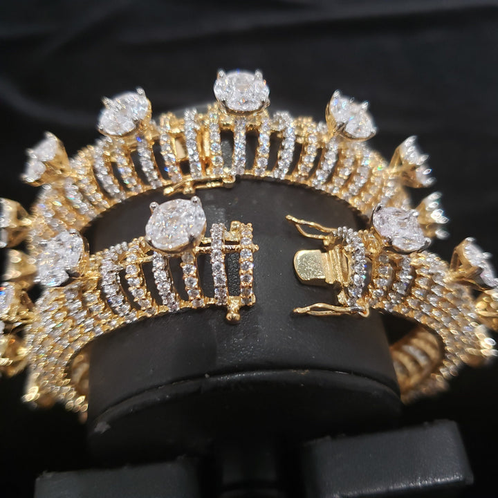 Diamond Bangles Set