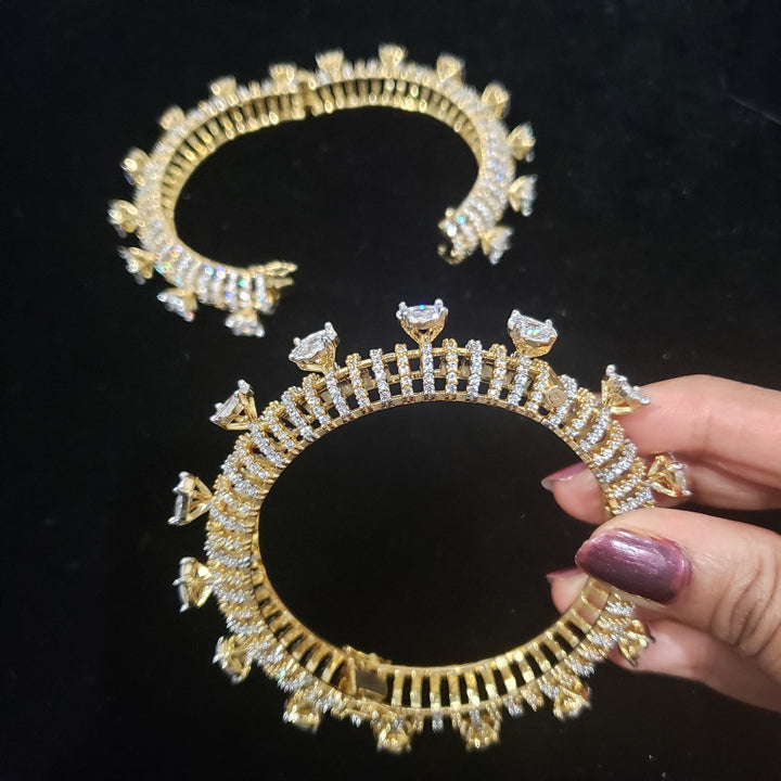 Diamond Bangles Set