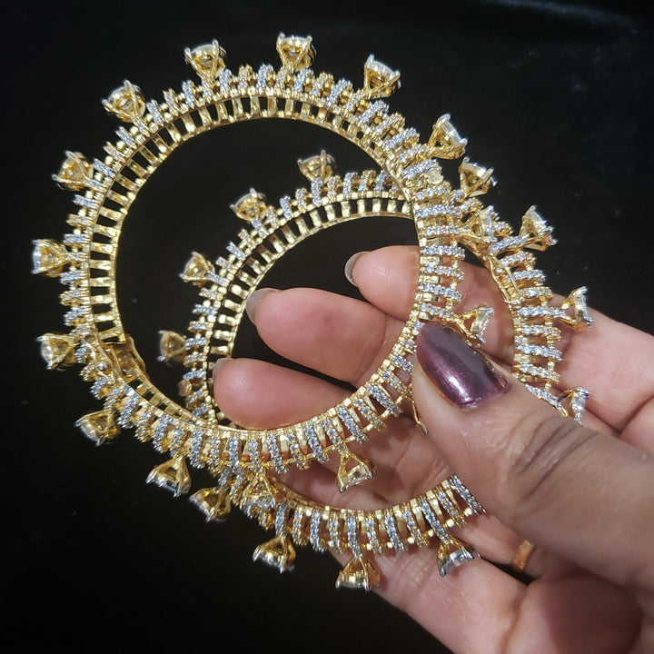 Diamond Bangles Set