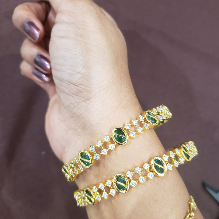 Green Bangle set