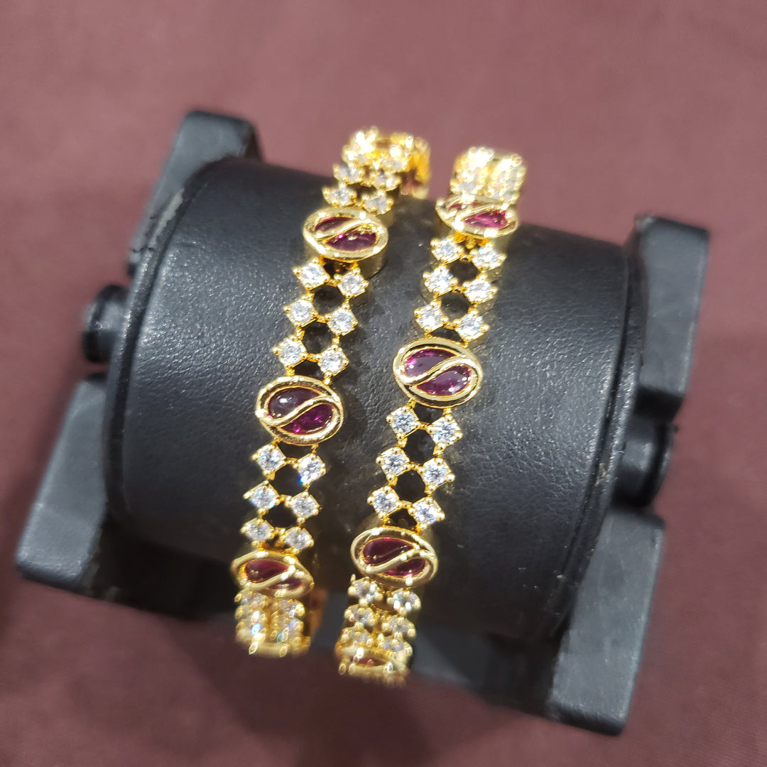 Pink CZ Bangles