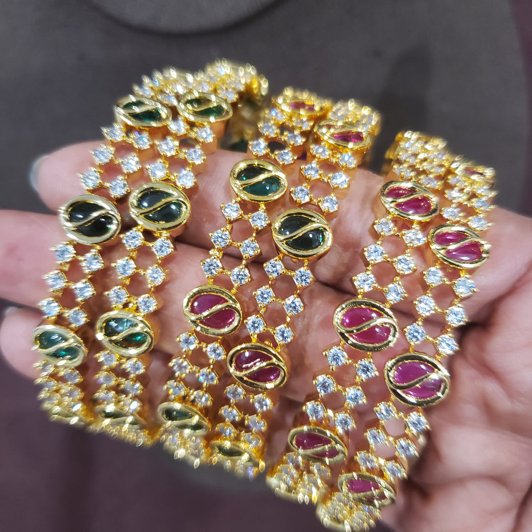 Pink CZ Bangles
