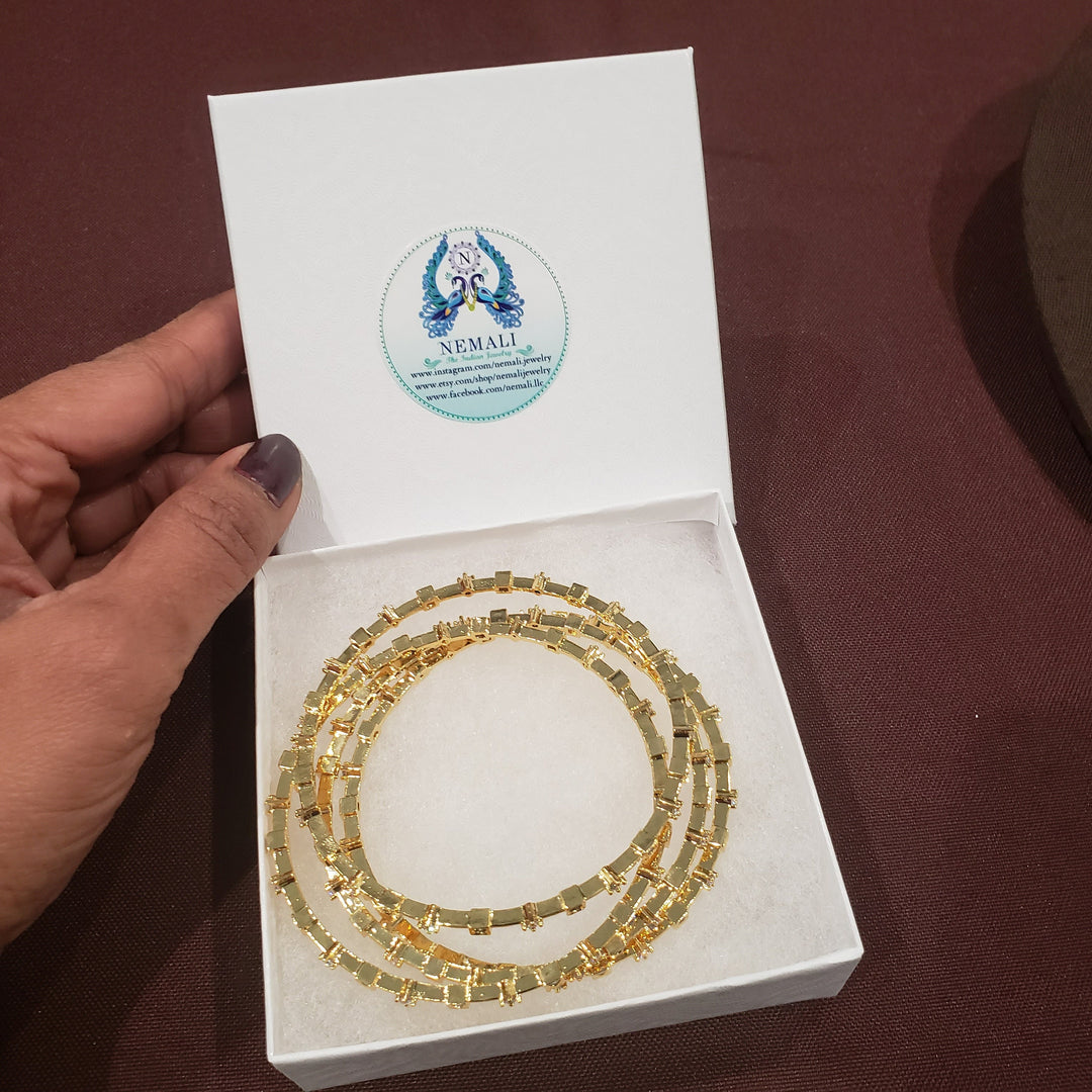 Diamond bangles Set